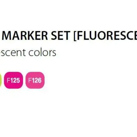 Touch Marker 2 hegyű 6 db-os grafikai filctoll készlet, neon