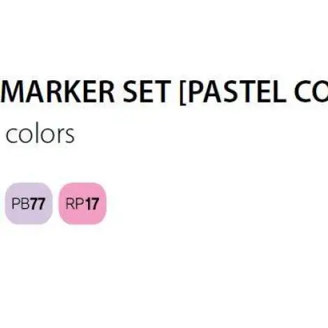 Touch Marker 2 hegyű 6 db-os grafikai filctoll készlet, pastel