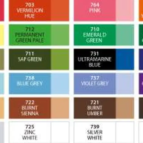 Shinhan Professional Oil Color 36db-os Készlet