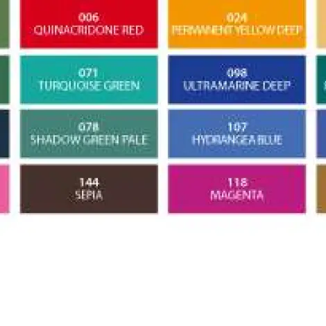 Professional Designer Gouache 15ml Set of 24 "B" Version