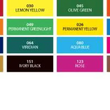 Professional Designer Gouache 15ml Set of 24 Version "A"