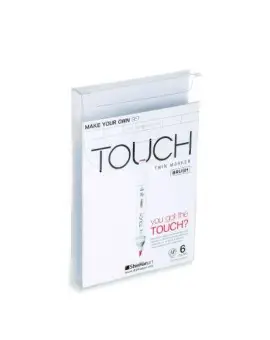 Üres Tok 6db Touch Brush Markerhez