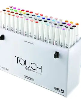 Touch Brush Marker Set of 60 "A"