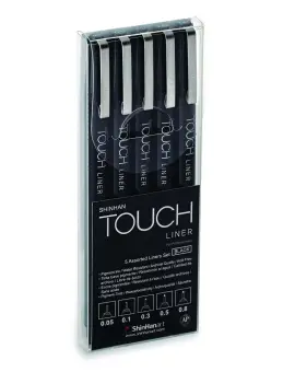 Touch Liner 5db-os készlet, Fekete válogatás