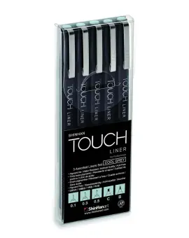 Touch Liner 5db-os készlet, Szürke válogatás
