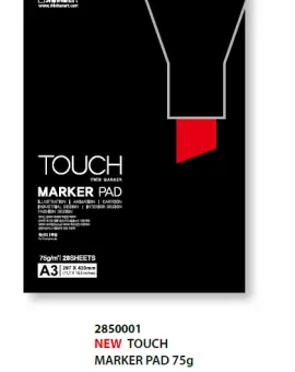 Rajztömb Touch Markerhez A/3 75g 20 lap