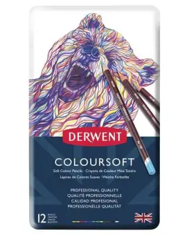 Coloursoft 12db-os készlet fémdobozban