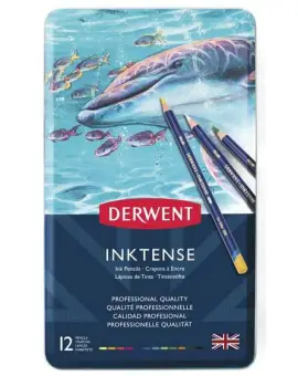 Inktense 12db-os ceruzakészlet fémdobozban