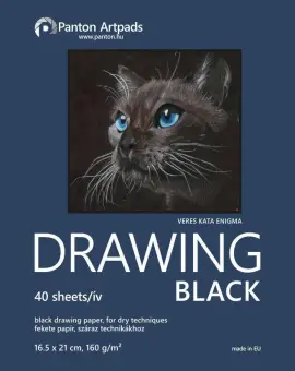 Drawing black A/5 16x21cm