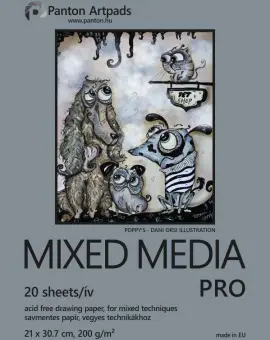 Mixed media pro A/4 21x30,5cm