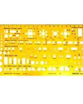 Aristo berendezési sablon 1:100 5061