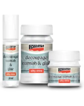 Dekupázs ragasztólakk selyemfényű