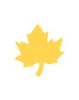 Formalyukasztó 3,7cm "juharlevél"