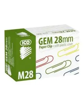 Színes gemkapocs 28mm