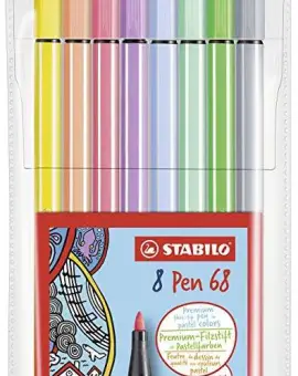 Stabilo 68 set of 8 pastel colors