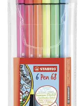 Stabilo 68 6db-os készlet neon színek
