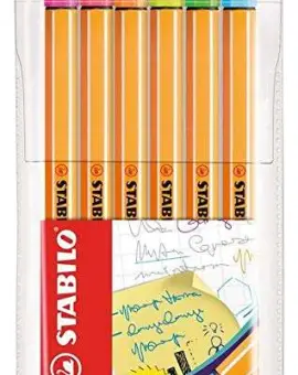 Stabilo 88 6db-os készlet neon színek