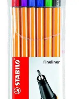 Stabilo 88 6db-os készlet alap színek