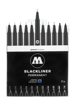 MOLOTOW™ BLACKLINER teljes készlet (11db marker)