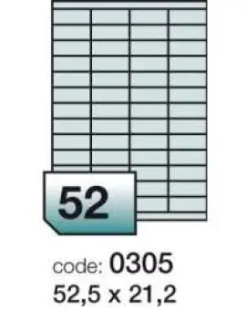 Rayfilm 0305 52,5x21,2mm 52db/lap
