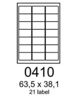 Rayfilm 0410 63,5x38,1mm 21db/lap