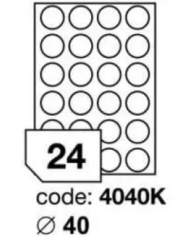 Rayfilm 4040K 40mm-es kör 24db/lap