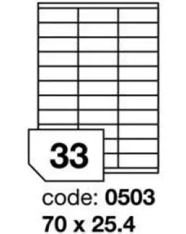 Rayfilm 0503 70x25,4mm 33db/lap