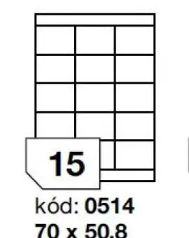 Rayfilm 0514 70x50,8mm 15db/lap