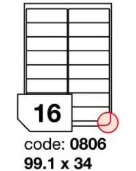 Rayfilm 0806 99,1x34mm 16db/lap