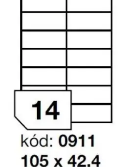 Rayfilm 0911 105x42,4mm 14db/lap