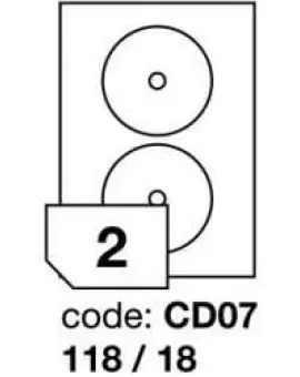 Rayfilm CD07 118/18mmmm 2db/lap