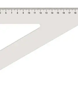 Koh-i-noor háromszög-vonalzó, 22cm