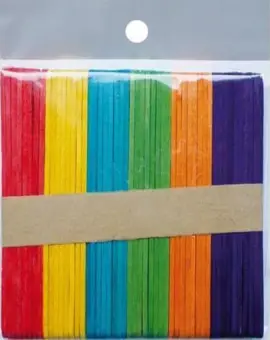 Színes fa spatula 