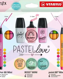 Stabilo Mini pastel készlet