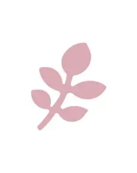 Formalyukasztó 1,6cm "levél"