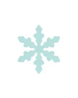 Formalyukasztó 1,6cm "hópihe"