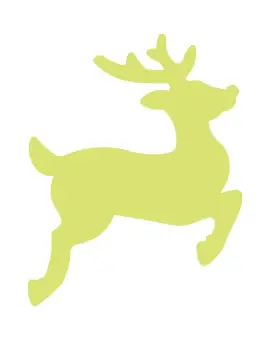 Formalyukasztó 7,5cm "rénszarvas"