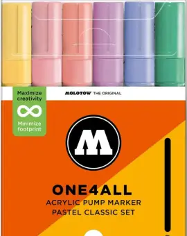 One4all 4mm Pastel Classic Set 6db
