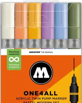 One4all Twin (1,5mm/4mm) Pastel Modern Set 6db