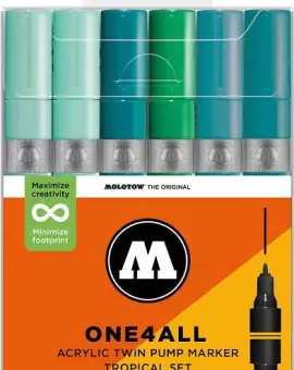 One4all Twin (1,5mm/4mm) Tropical Set 6db